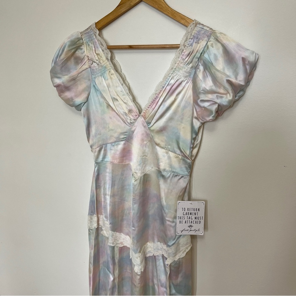 LoveShackFancy Quintessa Maxi Dress in Fairytale Tie Dye Size 0 NWT - Picture 7 of 13